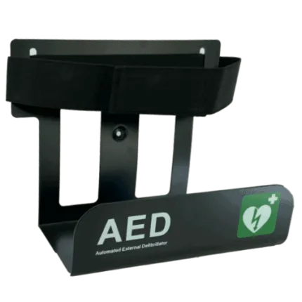 AED muurbeugel zwart