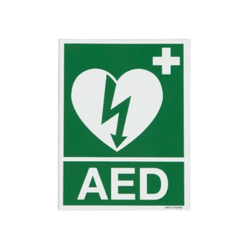 Bordje AED pictogram (15x20cm) - Afbeelding 1